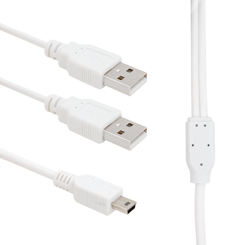 Mini usb to clearance 2 usb