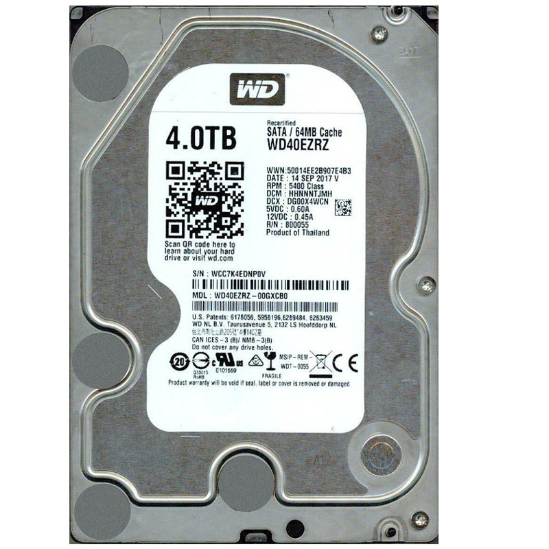 Western Digital WD40EZRZ 4 TB Sata3 64MB Harddisk Fiyatı - Merter ...