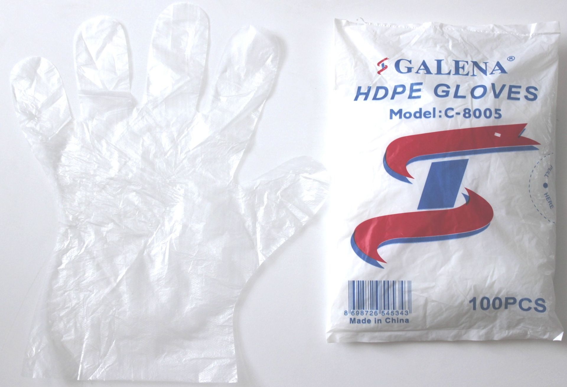 HDPE ŞEFFAF ELDİVEN