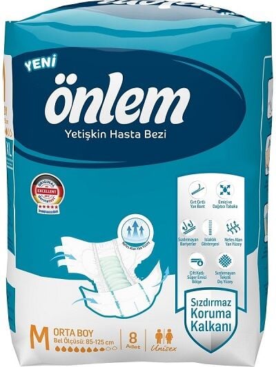 ÖNLEM MEDİUM HASTA BEZİ (8'li)