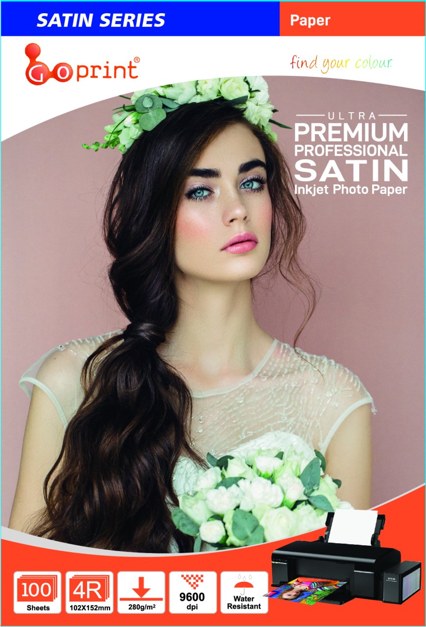 Goprint Satin Serisi Premium Ultra Mat 4R 10x15 cm Fotoğraf Kağıdı 280 gr 100 Yaprak