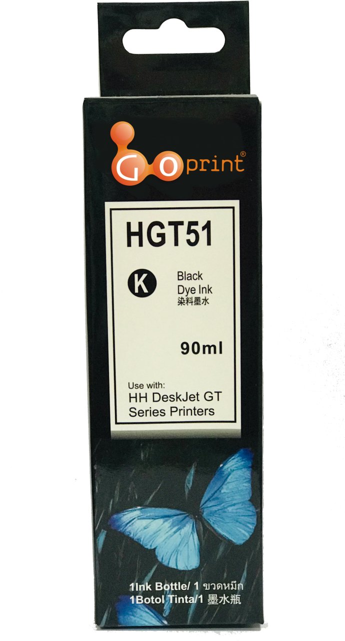 HP GT51 Uyumlu Siyah  Mürekkep Kartuşu