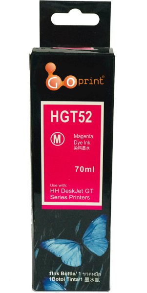 HP GT52 Uyumlu Magenta Mürekkep Kartuşu