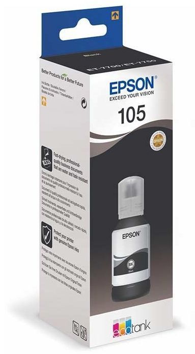 EPSON T105 SİYAH MÜREKKEP KARTUŞU(C13T00Q140)