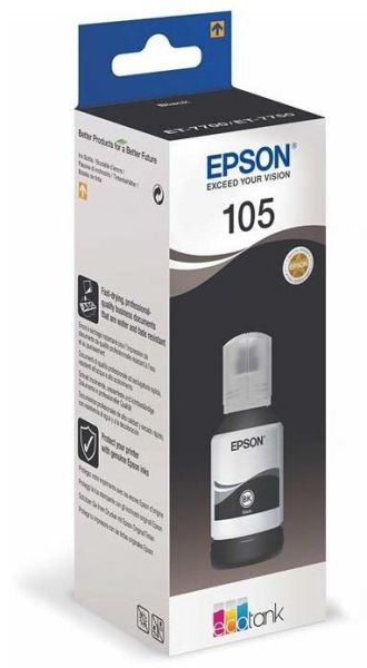 EPSON T105 SİYAH MÜREKKEP KARTUŞU(C13T00Q140)
