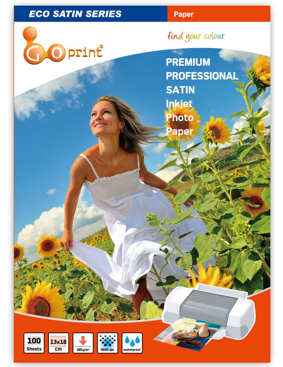Goprint ECO SATIN Serisi Mat 5R 13x18cm Fotoğraf Kağıdı 280g 100 Yaprak