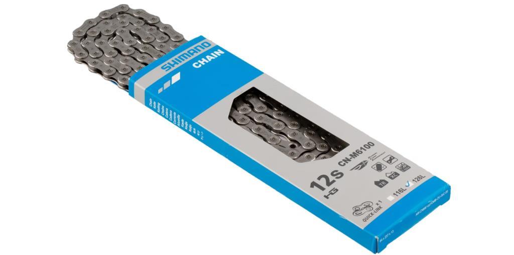 Shimano Deore CN-M6100 TR/XC/E-Bike Zincir 12V ( 126 Link )