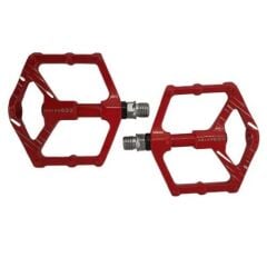 ZedOnyon Geniş Platformlu Rulmanlı Pedal Kırmızı