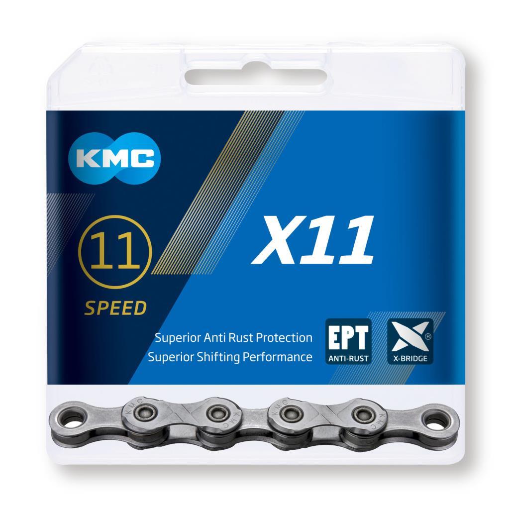 KMC X11 Zincir EPT ve X BRIDGE Teknolojisi 11V 118 Link