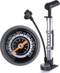 Giyo GM-642 Göstergeli Pompa 120 PSI Gri/Siyah