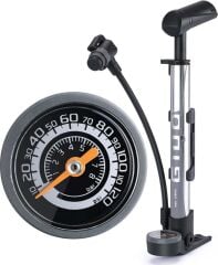 Giyo GM-642 Göstergeli Pompa 120 PSI Gri/Siyah