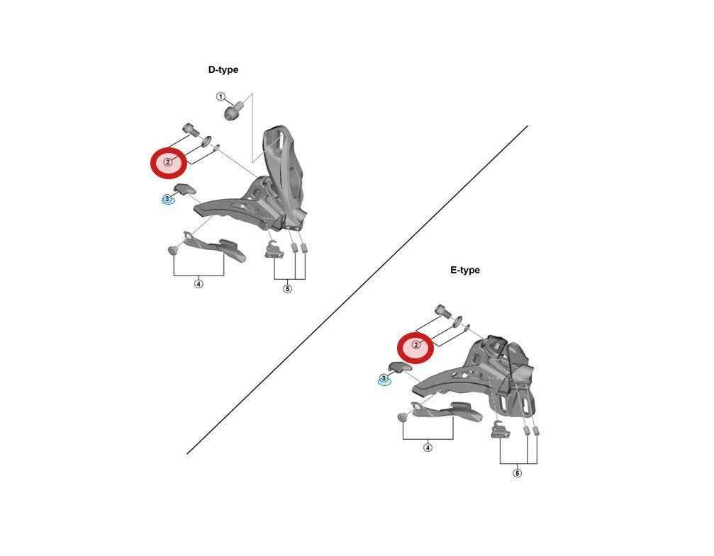 Shimano FD-MT400 Ön Aktarıcı Teli Sabitleme Vidası