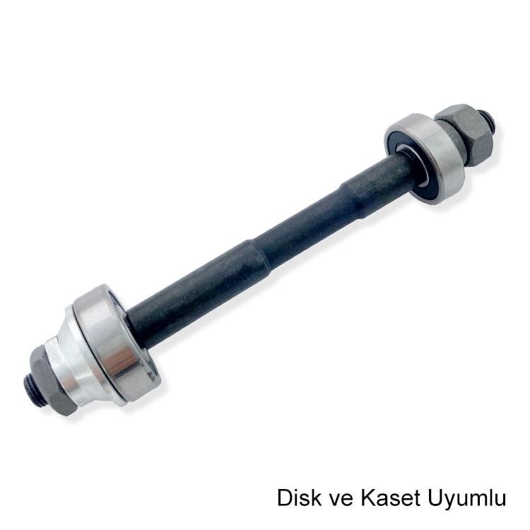 Doğa Rulmanlı Delikli/QR Arka Mil ( Disk Fren ve Kaset Arka Göbek Uyumlu )
