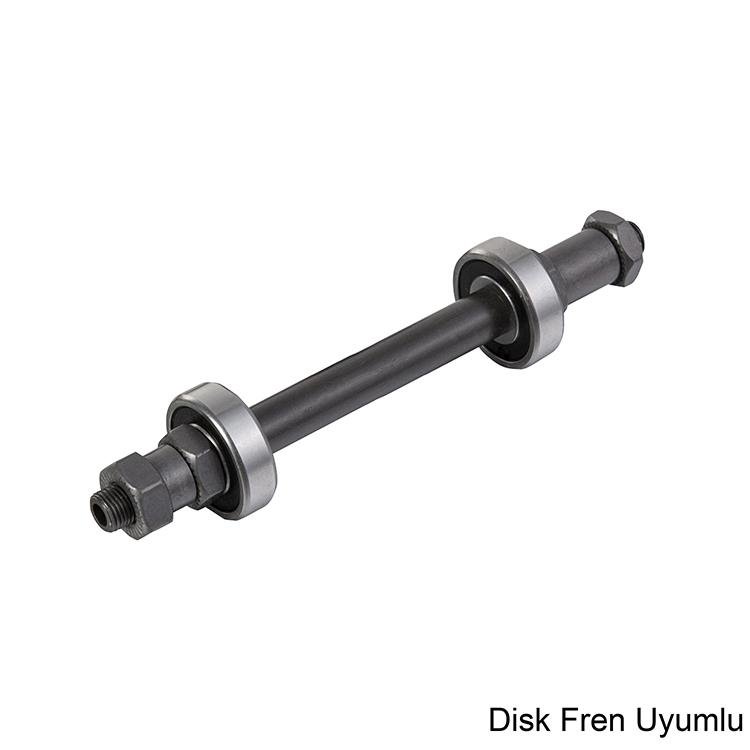 Doğa Rulmanlı Delikli/QR Disk Fren Uyumlu Arka Mil 146mm/11.5mm/74mm MIL204