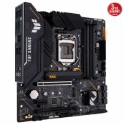 ASUS TUF GAMING B560M-PLUS INTEL B560 LGA1200 DDR4 5000 DP HDMI 2X M2 USB3.2 AURA RGB 2.5GB MATX 128GB’A KADAR RAM DESTEĞİ İKİ YÖNLÜ AI SES ENGELLEYİCİ MİC.