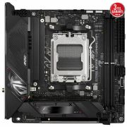 ASUS ROG STRIX B650E-I GAMING WIFI AMD B650 AM5 DDR5 6400 HDMI 2X M2 USB3.2 WİFİ 6E BT AURA RGB 2.5GBİT LAN MİNİ ITX ARMOURY CRATE AI SUİTE 3 İKİ YÖNLÜ AI SES ENGELLEYİCİ MİK.