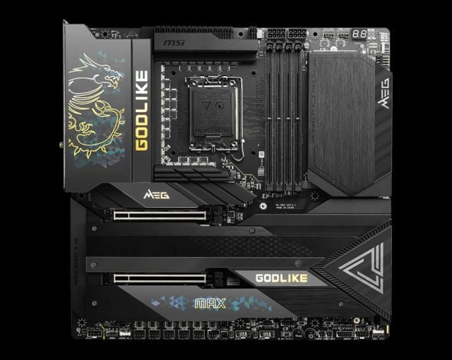 MSI MB MEG Z790 GODLIKE MAX SOKET 1700 DDR5 7800MHZ(OC) PCI-E Gen5 M.2 USB3.2 THUNDERBOLT miniDP 1x10G SUPER LAN 1x2.5G LAN WI-FI 7 E-ATX