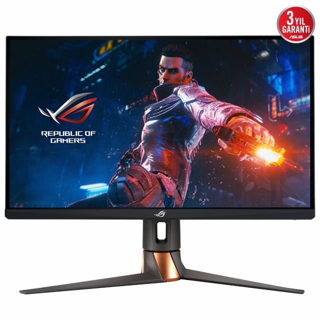 ASUS ROG SWIFT PG27UQR   27 GAMING 4K FAST IPS FREESYNC PREMIUM PRO HDR 3840x2160 1MS 160HZ DP HDMI USB VESA 3YIL EYECARE PIVOT DEĞİŞKEN HIZ AŞIRTMA MONİTÖR