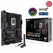 ASUS TUF GAMING Z690-PLUS WIFI D4 Intel Z690 LGA1700 DDR4 5333 DP HDMI 4x M2 USB3.2 AX WiFi + BT AURA RGB 2.5Gbit LAN ATX PCIe5.0, 14+1 Güç Aşaması, İki Yönlü AI Ses Engelleyici Mik., TUF PROTECTION