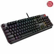 ASUS ROG STRIX SCOPE RX AURA SYNC RGB MEKANİK OYUNCU KLAVYE TÜRKÇE TUŞ DİZİLİMİ ROG RX BLUE SWITCH GENİŞ CTRL TUŞU