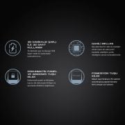 ASUS ROG FALCHION WIRELESS AURA SYNC OYUNCU KLAVYESİ TÜRKÇE TUŞ DİZİLİMİ CHERRY MX SWITCH 400 SAATE KADAR PİL ÖMRÜ
