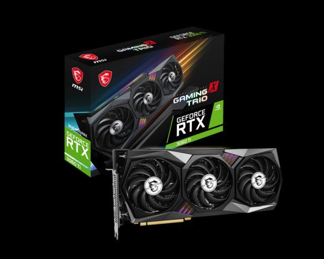 MSI VGA GEFORCE RTX 3060 TI GAMING X TRIO 8GD6X RTX3060TI 8GB GDDR6X 256B DX12 PCIE 4.0 X16 (3XDP 1XHDMI)