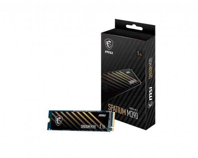 MSI SSD SPATIUM M390 NVME M.2 1TB NVMe M.2 1TB R:3300 W:3000