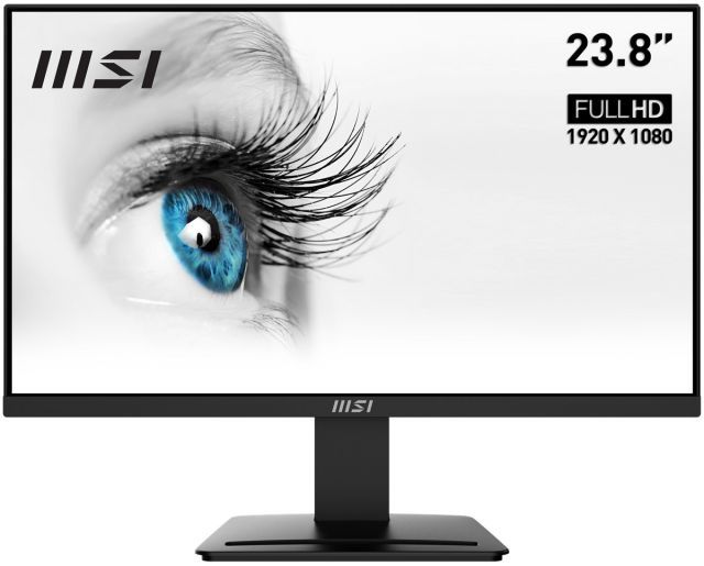 MSI 23.8 PRO MP2412 1920x1080 (FHD) FLAT VA 100HZ 1MS ANTI-GLARE MONITOR