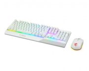 MSI GG VIGOR GK30 COMBO WHITE TR GK30 OYUNCU KLAVYESI BEYAZ VE CLUTCH GM11 OYUNCU FARESI BEYAZ