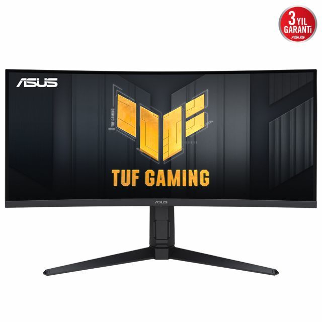 ASUS TUF GAMING VG34VQEL1A 34 UWQHD 3440 x 1440 1MS 100Hz 1xDP 2xHDMI 1xUSB FREESYNC KAVİSLİ MONİTÖR