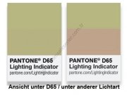 Pantone Lighting Indicator Stickers D65