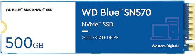 WD Blue SSD 500GB 3D NAND M.2 560MB/s-530MB/s WDS500G3B0C PCIe NVMe