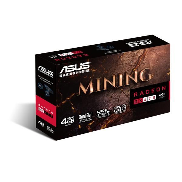 ASUS MINING-RX470-4G-LED-S RX470 DVI 4GD5 MINING KART