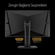 ASUS TUF GAMING VG27AQ HDR GAMING 27.0 2K IPS FREESYNC VE G-SYNC UYUMLU 2560x1440 1MS(MPRT) 165HZ DP HDMI MM VESA 3YIL ELMB SYNC.PIVO