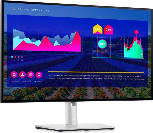 27 DELL U2722D ULTRASHARP LED MONITOR 8MS 60HZ 2560 x 1440 VESA 1x DP (1.4) 1x HDMI (1.4)