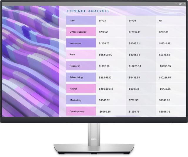 24 DELL P2423 LED MONITOR 8MS 60 HZ 1920 x 1080 VESA 1x DP 1x HDMI 1x VGA 1x DVI