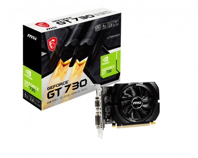 MSI VGA N730K-4GD3/OC GT730K 4GB DDR3 64B DX12 PCIE 2.0 X16 (1XVGA 1XDVI 1XHDMI)