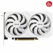 ASUS GEFORCE DUAL-RTX3060-O8G-WHITE 8GB GDDR6 128bit 1867MHz OC 1xHDMI 3xDP RGB EKRAN KARTI