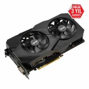 ASUS GEFORCE DUAL-RTX2060-O6G-EVO 6GB GDDR6 192bit 1785Mhz OC 1xDVI 2xHDMI 2xDP RGB EKRAN KARTI