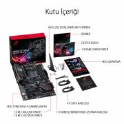 ASUS ROG STRIX B550-F GAMING WIFI II AMD B550 AM4 DDR4 5100 DP HDMI Çift M2 USB3.2 AX WiFi + BT ARGB 2.5Gbit LAN ATX PCIe 4.0 128GB’a kadar ram desteği, AI Ses Engelleyici Mik. Desteği