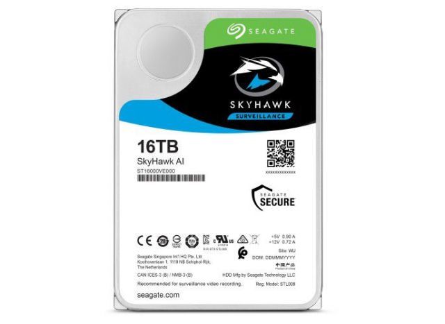 SEAGATE SKYHAWK 3.5 16TB ST16000VE002 SATA 3.0 256MB 7200RPM