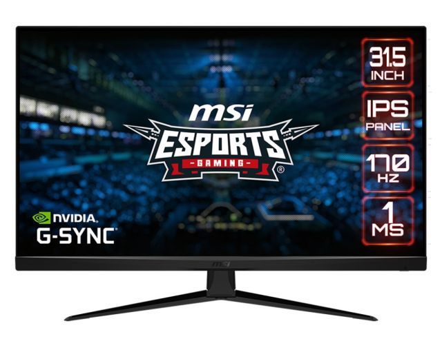 MSI G321Q 31.5 FLAT IPS 2560x1440 (WQHD) 16:9 170HZ 1MS G-SYNC COMPATIBLE GAMING MONITOR