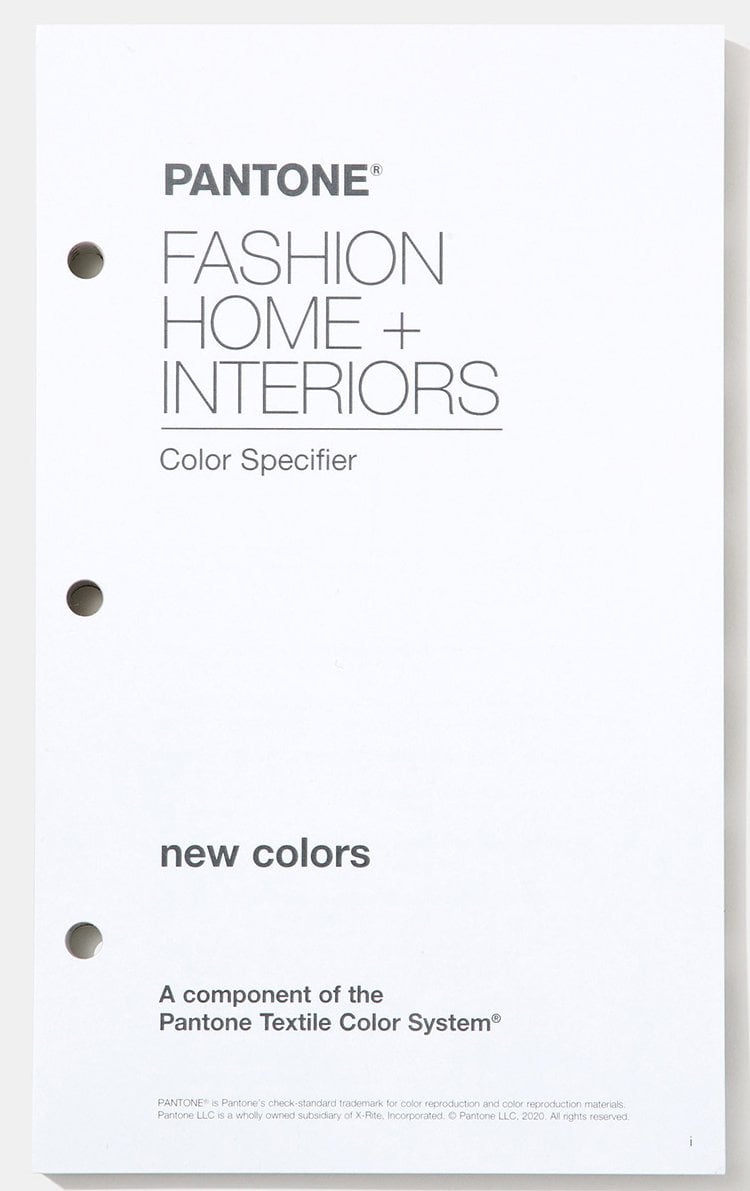 Pantone Tekstil Specifier Supplement - 315 İlave Renk
