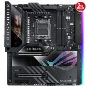 ASUS MB ROG CROSSHAIR X670E EXTREME AMD X670E AM5 DDR5 6400 2XUSB4(THUNDERBOLT) 5X M2 USB3.2 WİFİ 6E AURA RGB 10GBİT + 2.5GBİT LAN EATX 128GB A KADAR RAM DESTEĞİ 20+2 GÜÇ AŞAMASI PCIE5.0