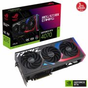 ASUS GEFORCE RTX 4070 ROG STRIX RTX4070 O12G GAMING 12GB GDDR6X 192bit 2640MHz OC OC HDMI 3xDP RGB DLSS3 EKRAN KARTI