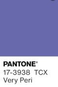 PANTONE  17-3938 TCX  Very Peri