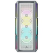 CORSAIR CC-9011231-WW iCUE 5000T RGB TEMPERLI CAM 3x120mm FAN DAHILI RGB KONTROLCU FULL TOWER SMART BILGISAYAR KASASI BEYAZ