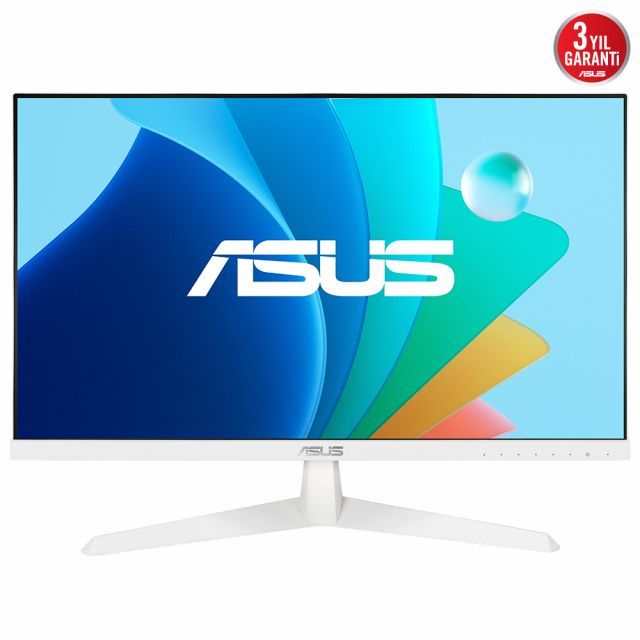 23.8 ASUS VY249HF-W FLAT IPS 1920X1080 (FHD) 16:9 100HZ 1MS ADAPTIVE SYNC EYE CARE PLUS BLUE LIGHT FILTER FLICKER FREE ANTIBACTERIAL GAMING MONITOR