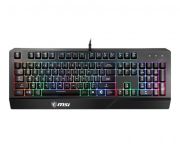 MSI GG VIGOR GK20 UK GAMING KEYBOARD RAINBOW ARKA AYDINLATMA ANTIGHOSTING MEMBRAN SIVI DOKULMESINE DAYANIKLI OYUNCU KLAVYESI TURKCE Q