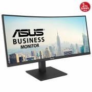 34 ASUS VA34VCPSN CURVED 1500R VA 3440 x 1440 (WUHD) 21:9 180HZ 1MS FRAMELESS USB-C PD 65W RJ45 USB HUB LOW BLUE LİGHT FLİCKER FREE ERGONOMİC DESİGN WALL MOUNTABLE GREEN SUSTAİNABİLİTY DOCKING MONITOR